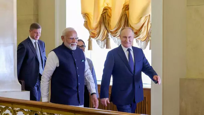 Russian President Vladimir Putin’s official visit to India in December 2025