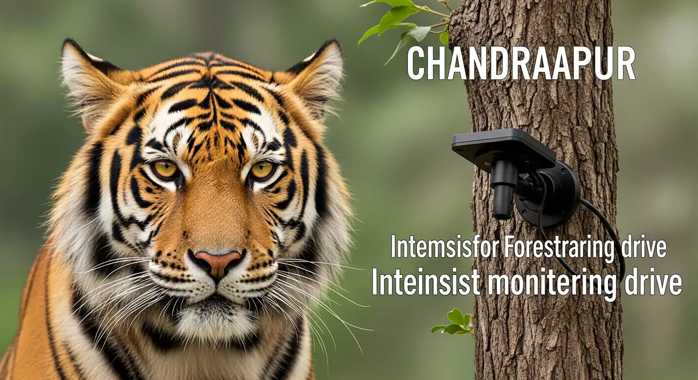 Chandrapur forest department intensifies tiger monitoring drive