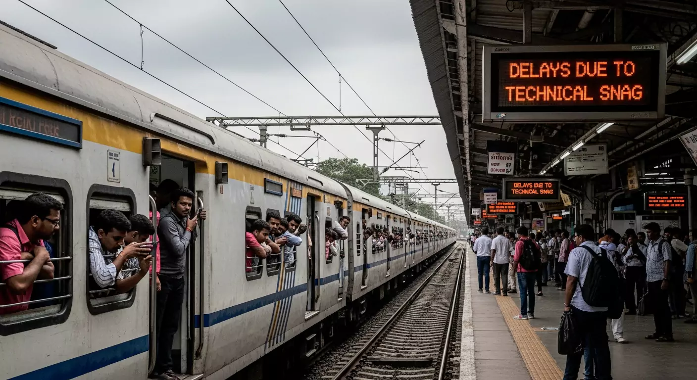 Mumbai Local Train Services Disrupted Due to Technical Snag