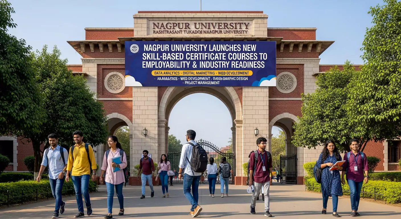 Nagpur University Launches New Skill-Based Certificate Courses to Enhance Employability & Industry Readiness